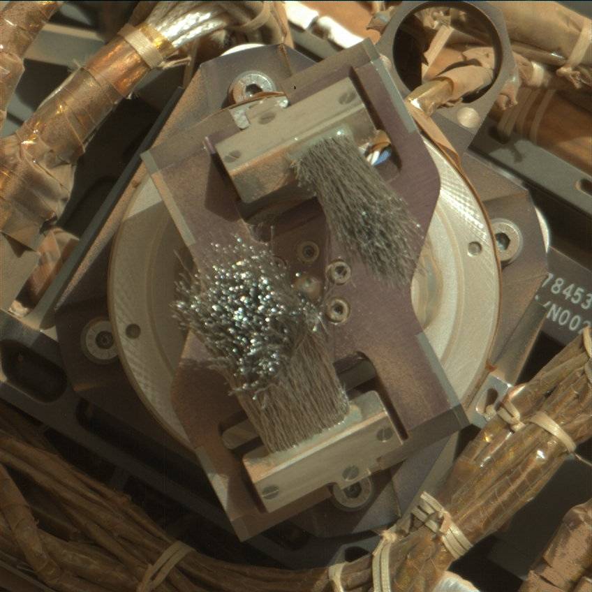 Nasa's Mars rover Curiosity acquired this image using its Mast Camera (Mastcam) on Sol 758