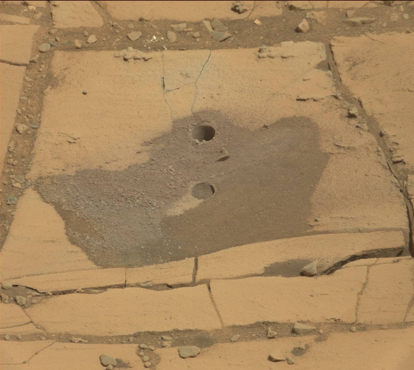 Nasa's Mars rover Curiosity acquired this image using its Mast Camera (Mastcam) on Sol 766