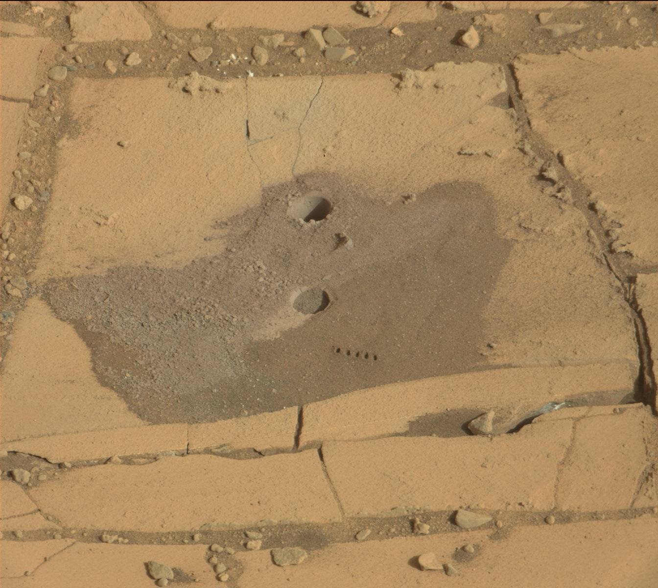 Nasa's Mars rover Curiosity acquired this image using its Mast Camera (Mastcam) on Sol 767
