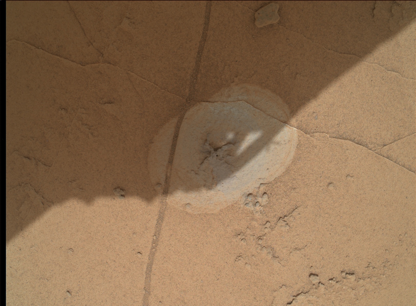 Nasa's Mars rover Curiosity acquired this image using its Mars Hand Lens Imager (MAHLI) on Sol 767