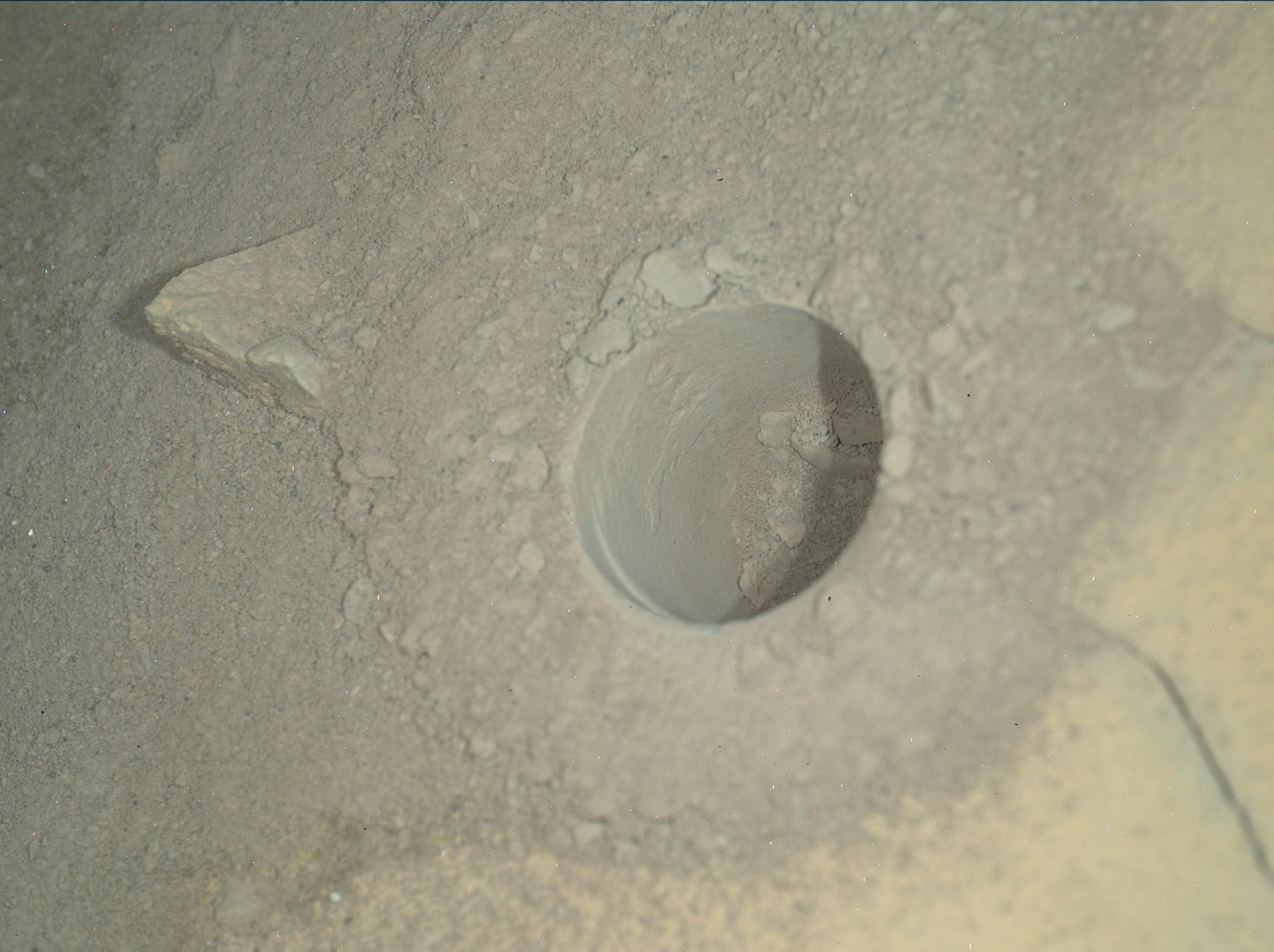 Nasa's Mars rover Curiosity acquired this image using its Mars Hand Lens Imager (MAHLI) on Sol 768