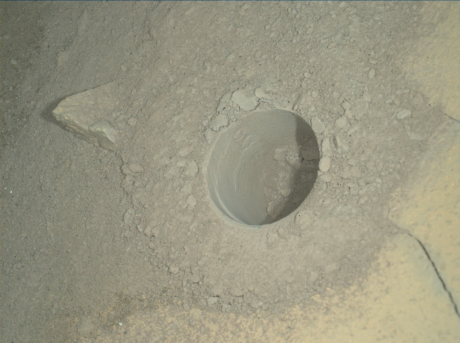 Nasa's Mars rover Curiosity acquired this image using its Mars Hand Lens Imager (MAHLI) on Sol 775