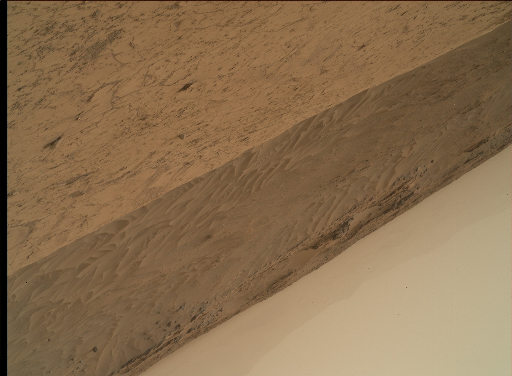 Nasa's Mars rover Curiosity acquired this image using its Mars Hand Lens Imager (MAHLI) on Sol 787