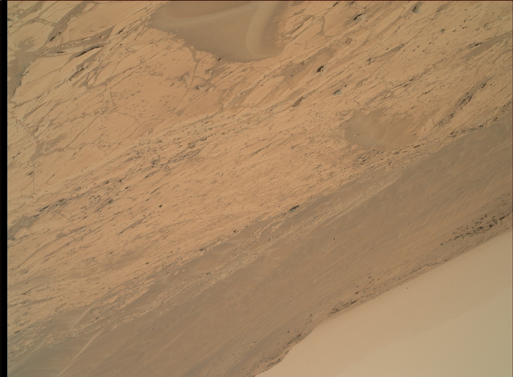 Nasa's Mars rover Curiosity acquired this image using its Mars Hand Lens Imager (MAHLI) on Sol 790