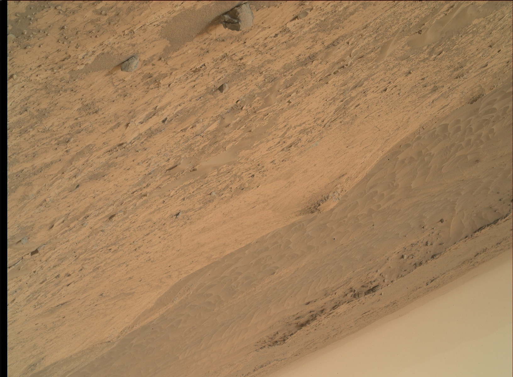 Nasa's Mars rover Curiosity acquired this image using its Mars Hand Lens Imager (MAHLI) on Sol 794