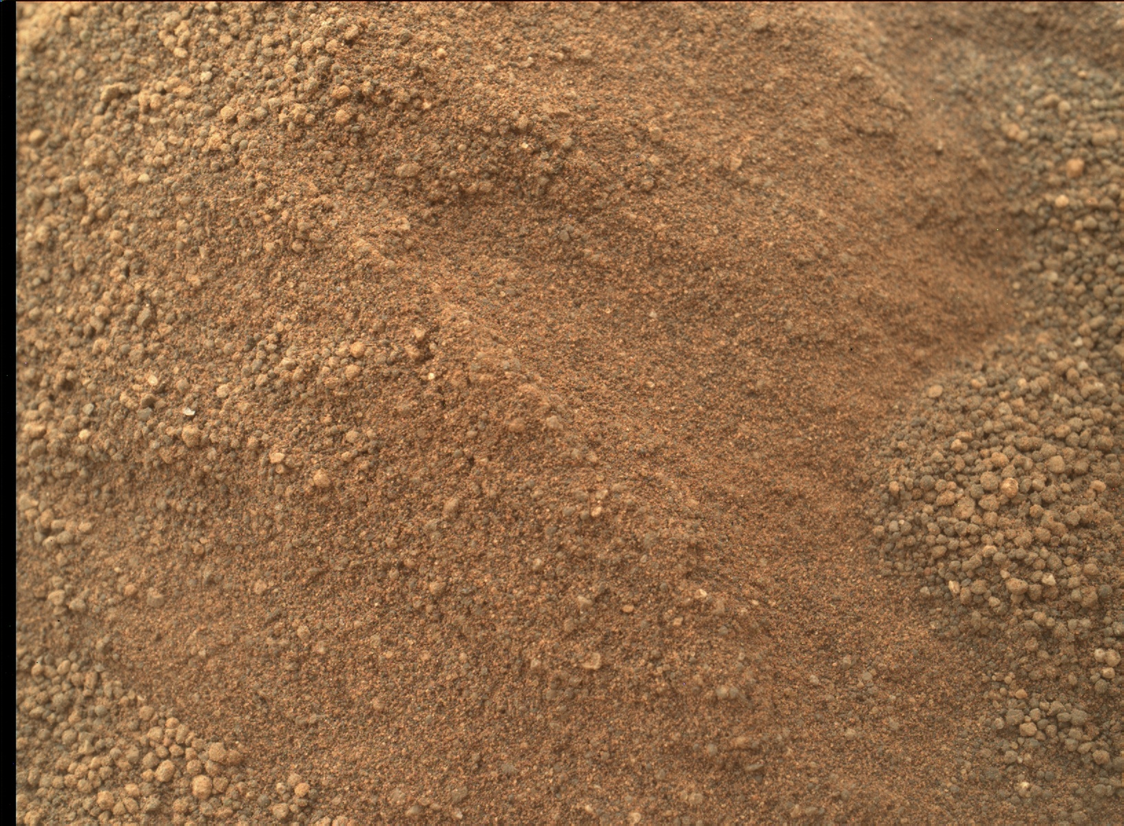 Nasa's Mars rover Curiosity acquired this image using its Mars Hand Lens Imager (MAHLI) on Sol 802