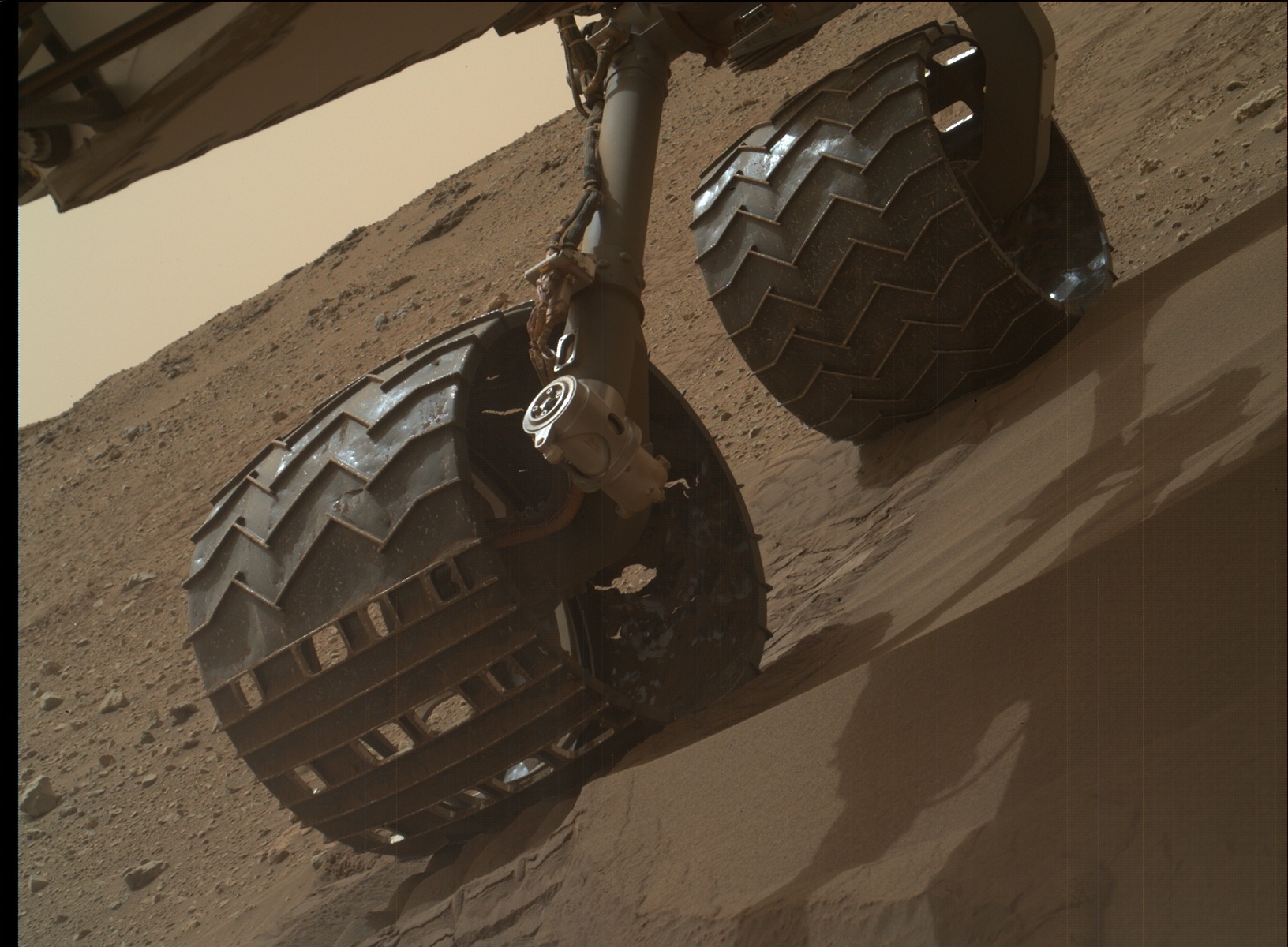 Nasa's Mars rover Curiosity acquired this image using its Mars Hand Lens Imager (MAHLI) on Sol 803