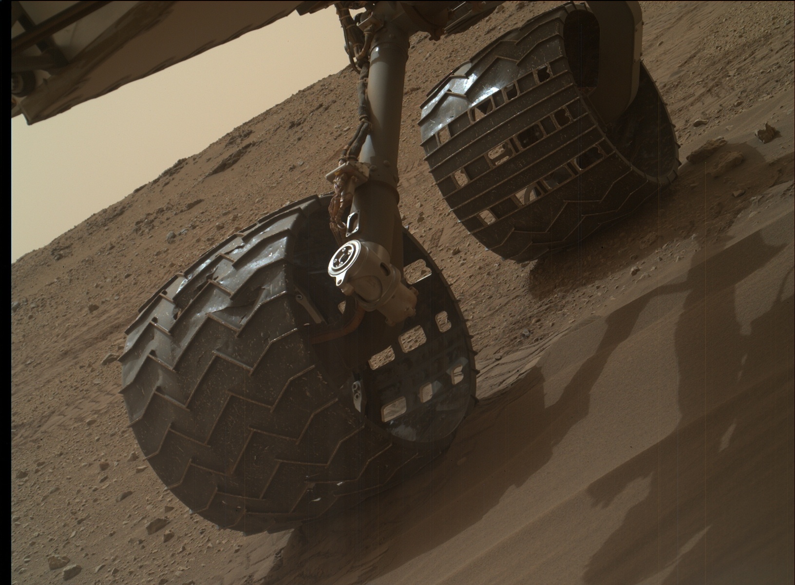 Nasa's Mars rover Curiosity acquired this image using its Mars Hand Lens Imager (MAHLI) on Sol 803