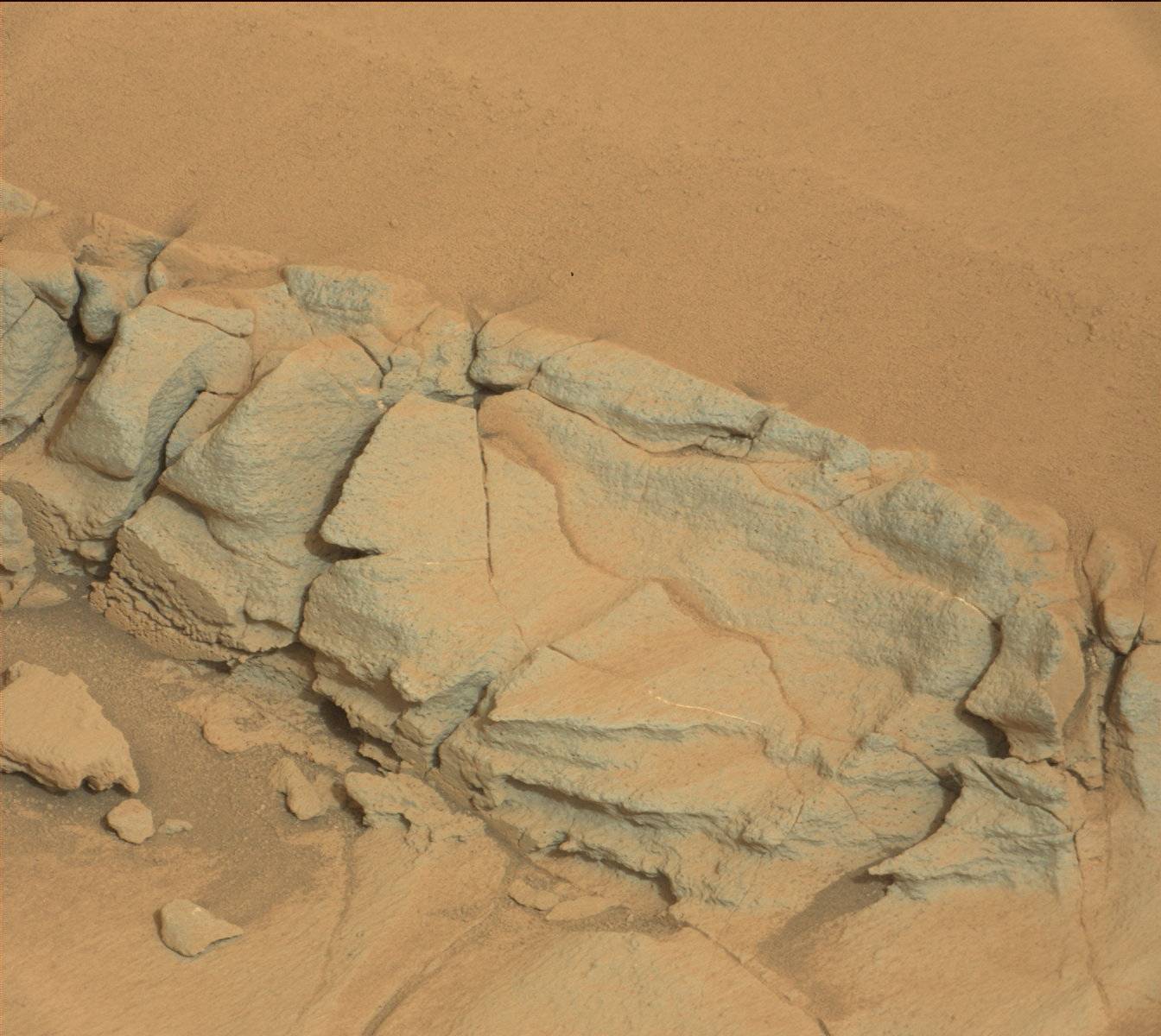 Nasa's Mars rover Curiosity acquired this image using its Mast Camera (Mastcam) on Sol 813