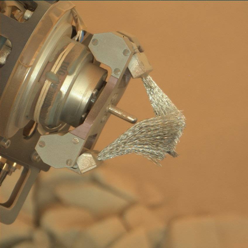Nasa's Mars rover Curiosity acquired this image using its Mast Camera (Mastcam) on Sol 813