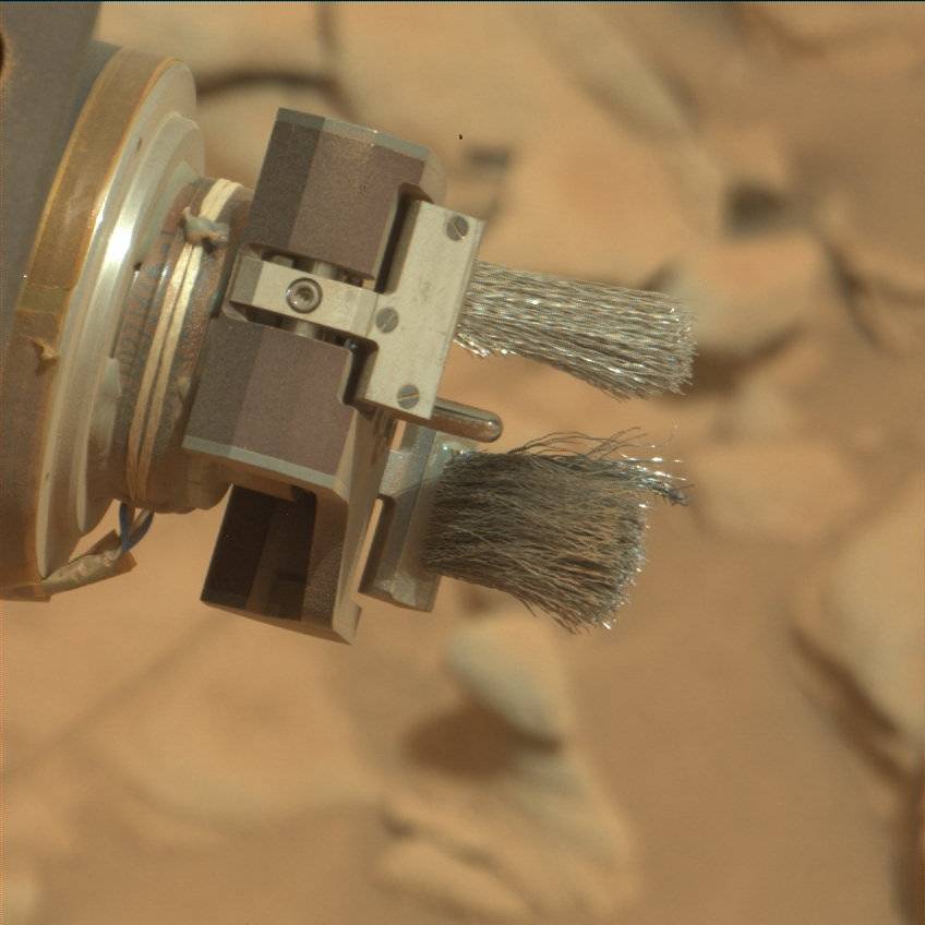 Nasa's Mars rover Curiosity acquired this image using its Mast Camera (Mastcam) on Sol 814