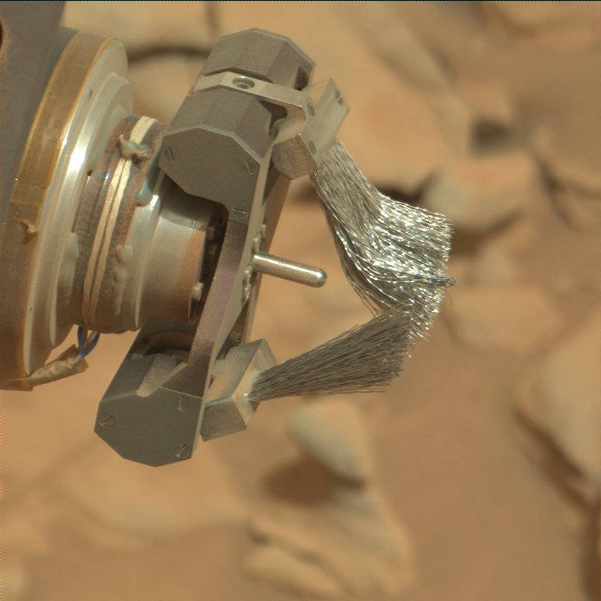 Nasa's Mars rover Curiosity acquired this image using its Mast Camera (Mastcam) on Sol 814