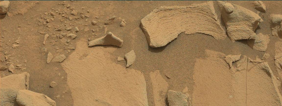 Nasa's Mars rover Curiosity acquired this image using its Mast Camera (Mastcam) on Sol 819