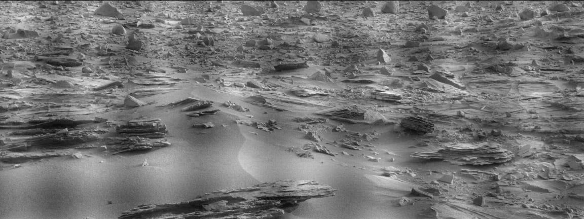 Nasa's Mars rover Curiosity acquired this image using its Mast Camera (Mastcam) on Sol 821