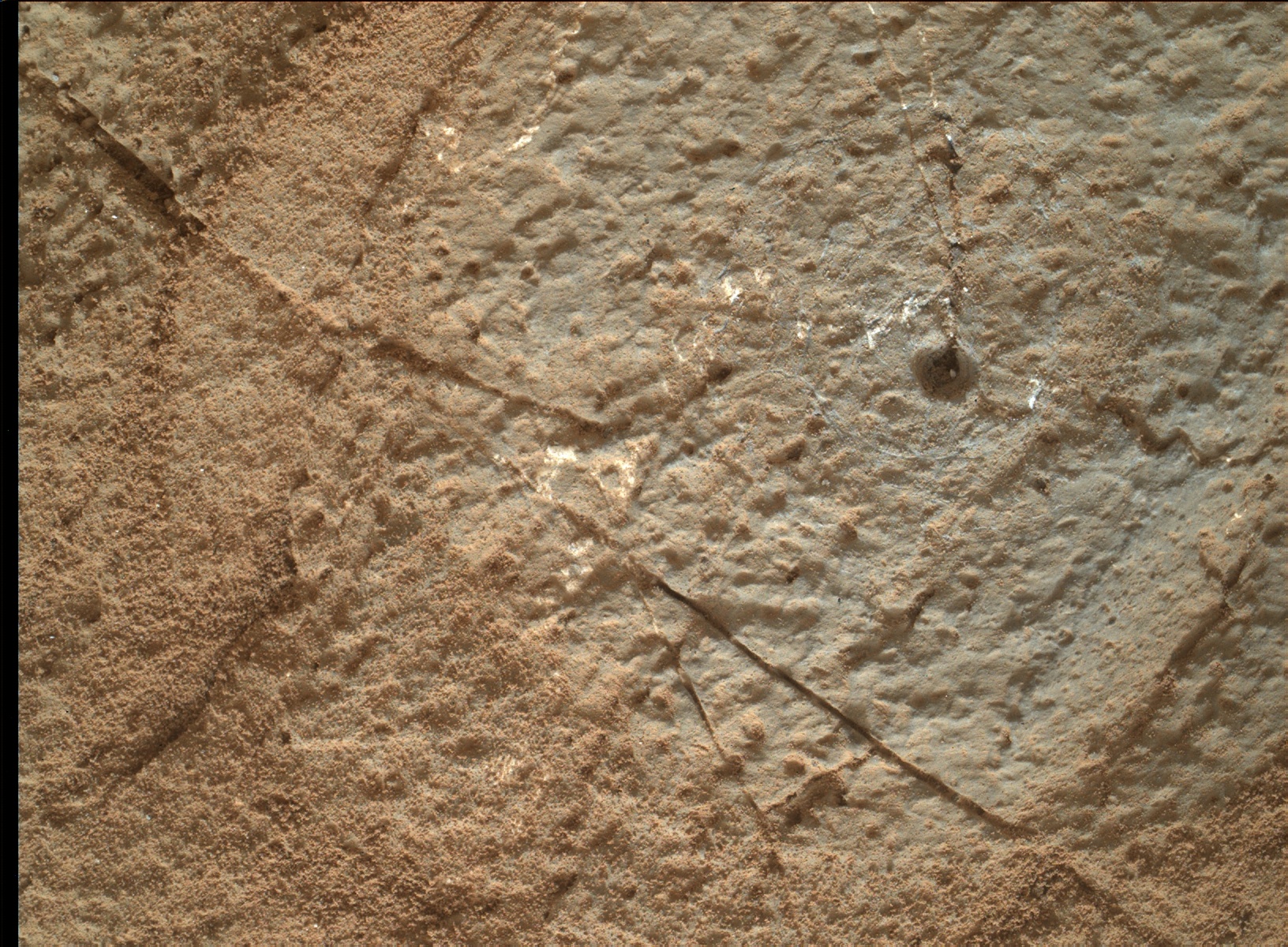 Nasa's Mars rover Curiosity acquired this image using its Mars Hand Lens Imager (MAHLI) on Sol 830