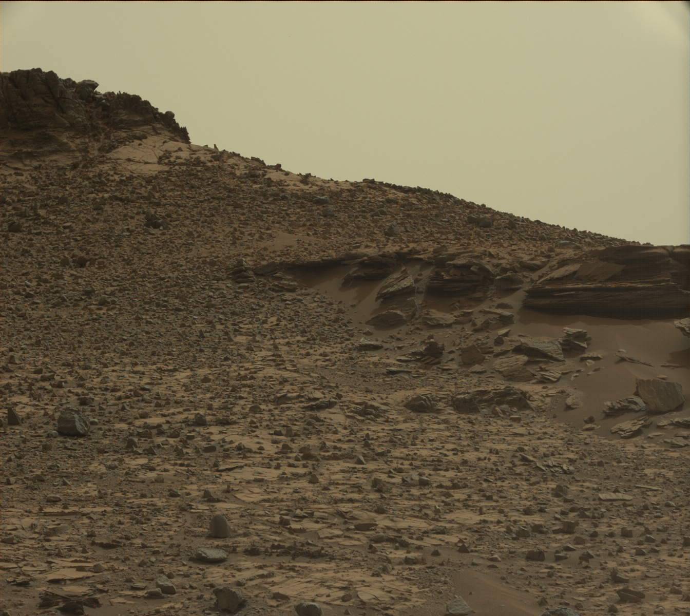 Nasa's Mars rover Curiosity acquired this image using its Mast Camera (Mastcam) on Sol 831