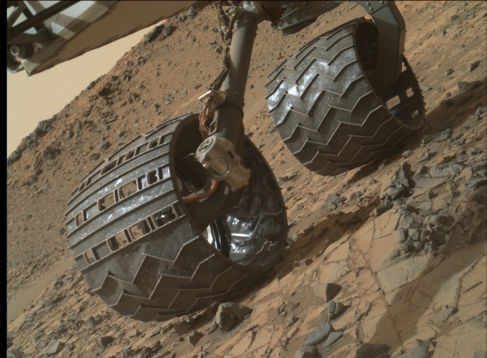Nasa's Mars rover Curiosity acquired this image using its Mars Hand Lens Imager (MAHLI) on Sol 840