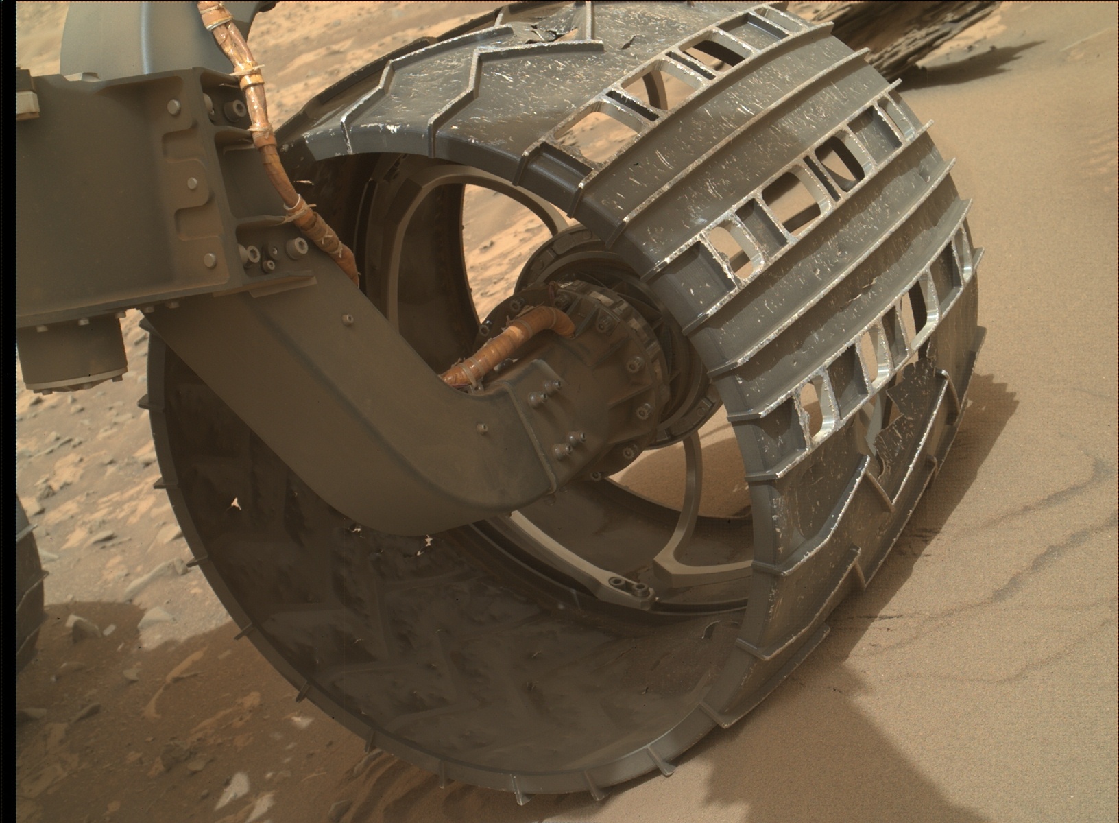 Nasa's Mars rover Curiosity acquired this image using its Mars Hand Lens Imager (MAHLI) on Sol 840
