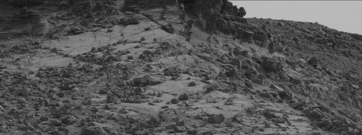 Nasa's Mars rover Curiosity acquired this image using its Mast Camera (Mastcam) on Sol 844