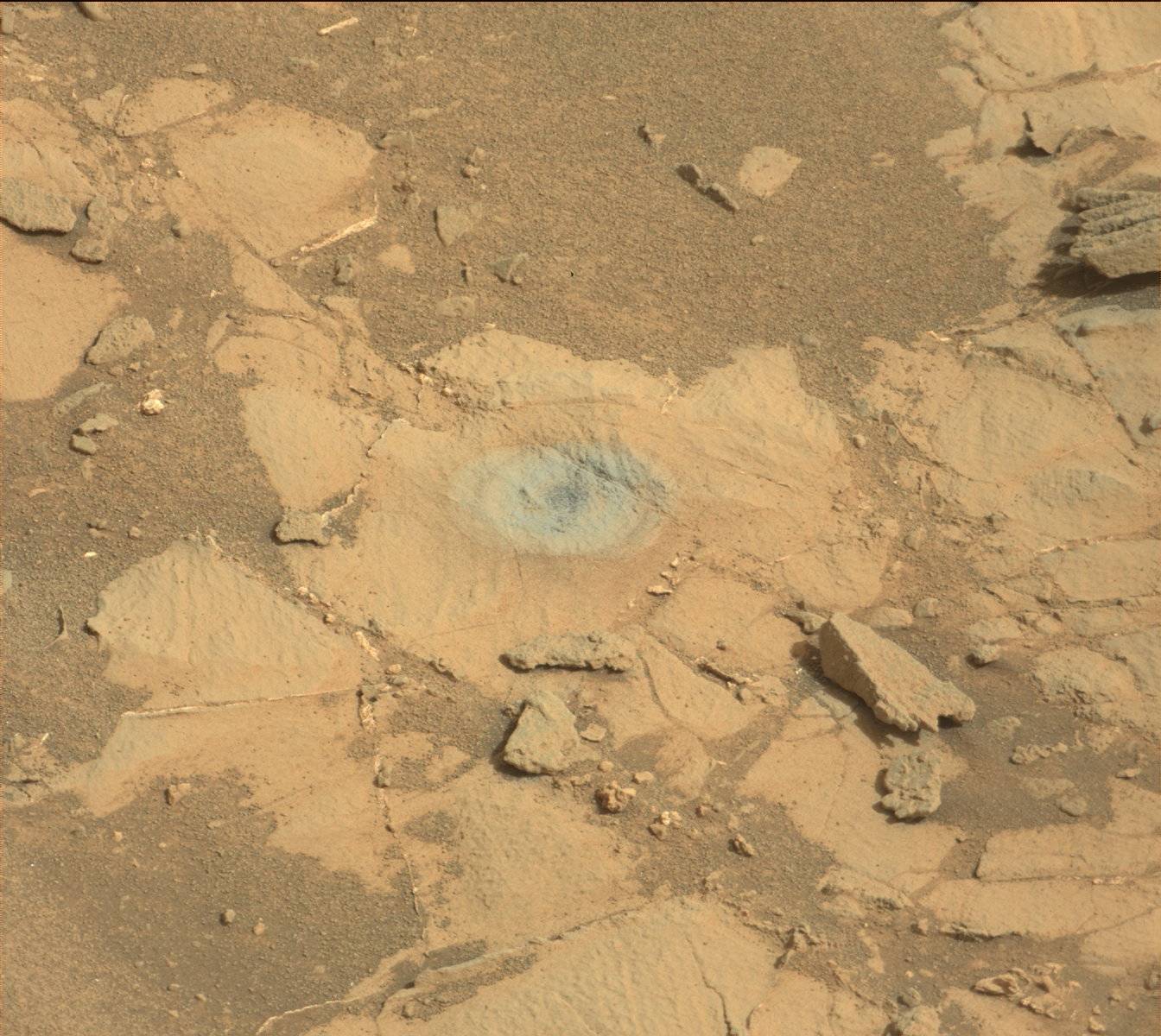 Nasa's Mars rover Curiosity acquired this image using its Mast Camera (Mastcam) on Sol 845