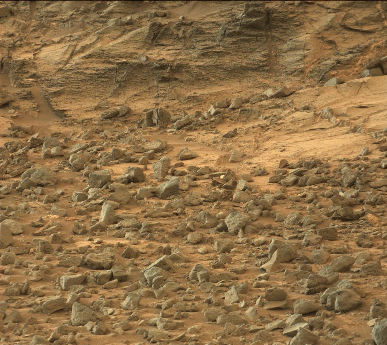 Nasa's Mars rover Curiosity acquired this image using its Mast Camera (Mastcam) on Sol 855