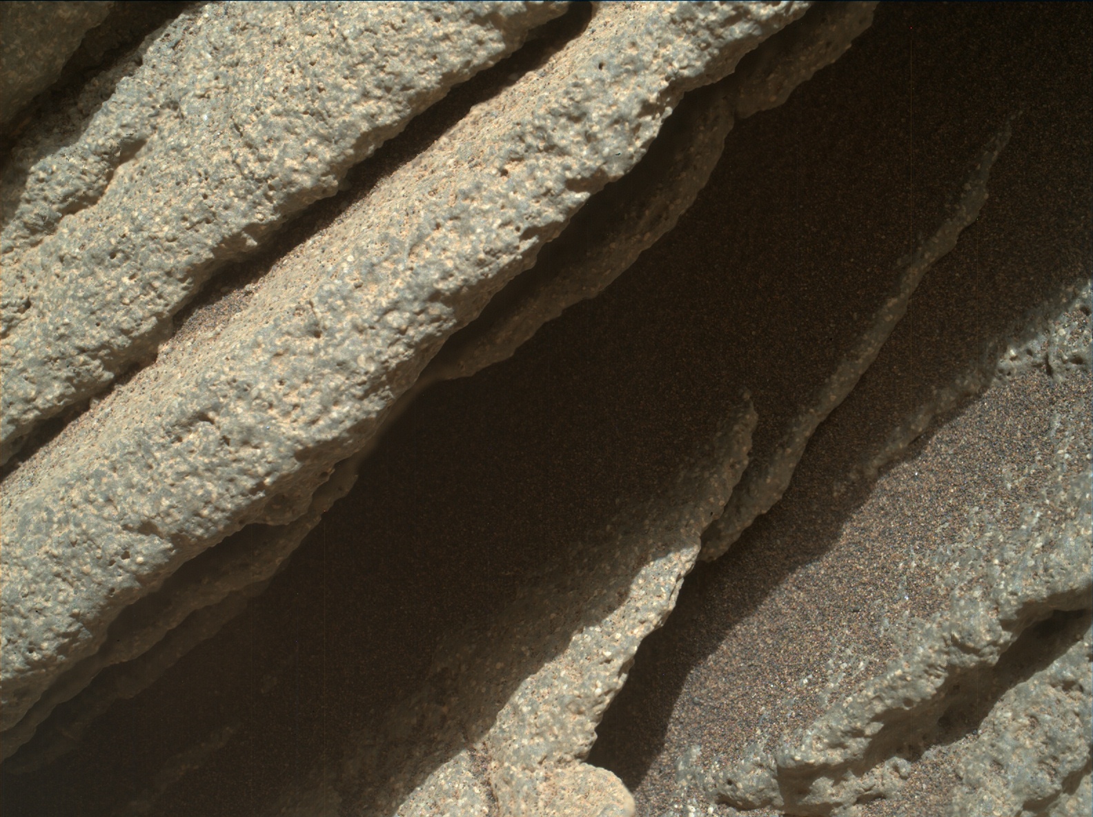 Nasa's Mars rover Curiosity acquired this image using its Mars Hand Lens Imager (MAHLI) on Sol 860