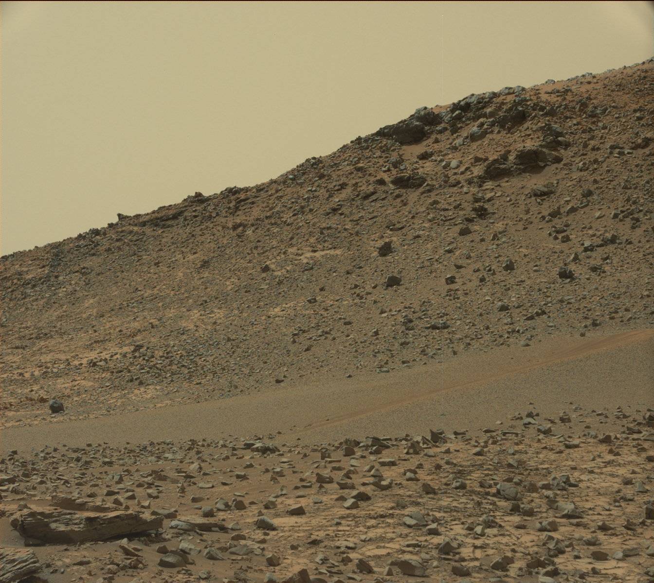 Nasa's Mars rover Curiosity acquired this image using its Mast Camera (Mastcam) on Sol 862