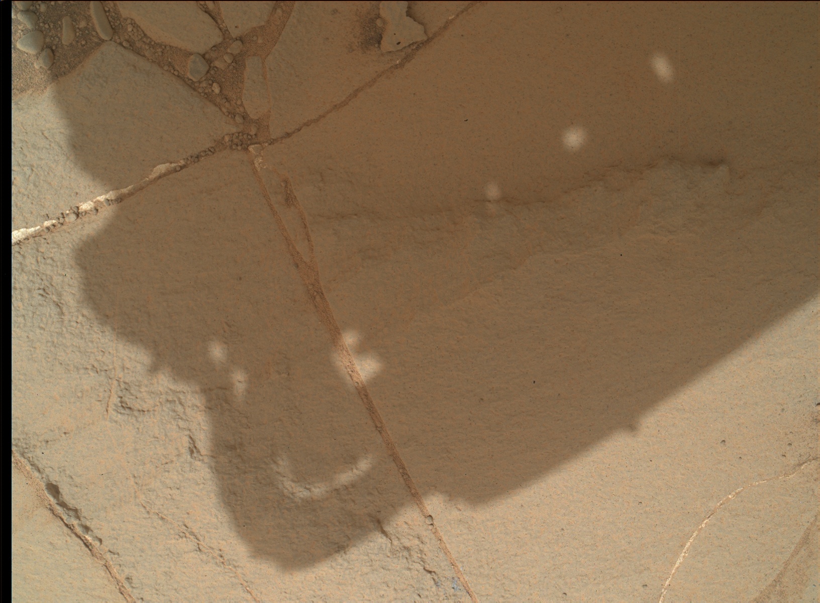 Nasa's Mars rover Curiosity acquired this image using its Mars Hand Lens Imager (MAHLI) on Sol 867