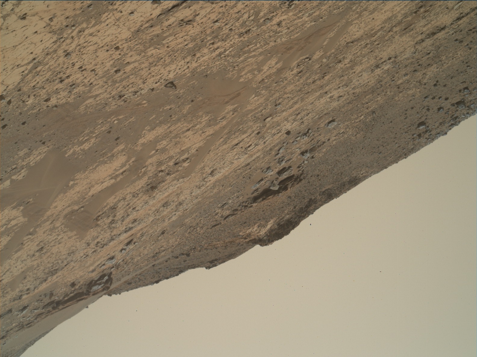 Nasa's Mars rover Curiosity acquired this image using its Mars Hand Lens Imager (MAHLI) on Sol 868