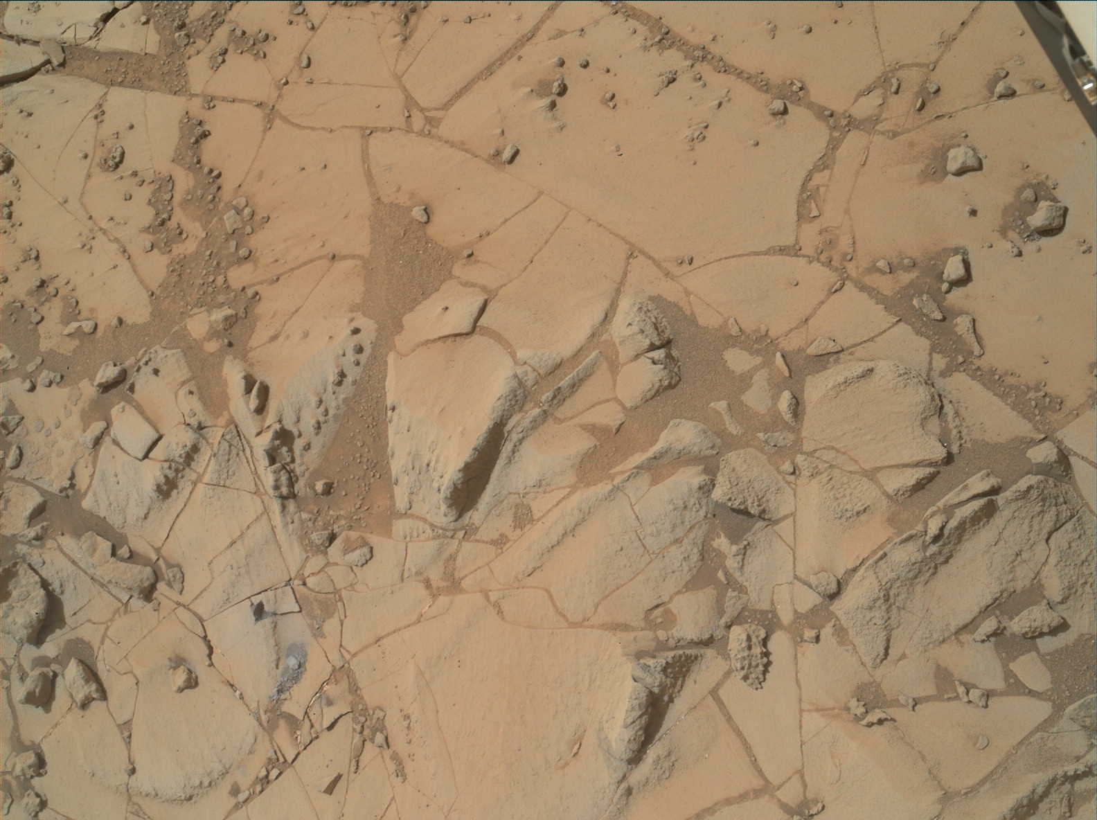 Nasa's Mars rover Curiosity acquired this image using its Mars Hand Lens Imager (MAHLI) on Sol 868