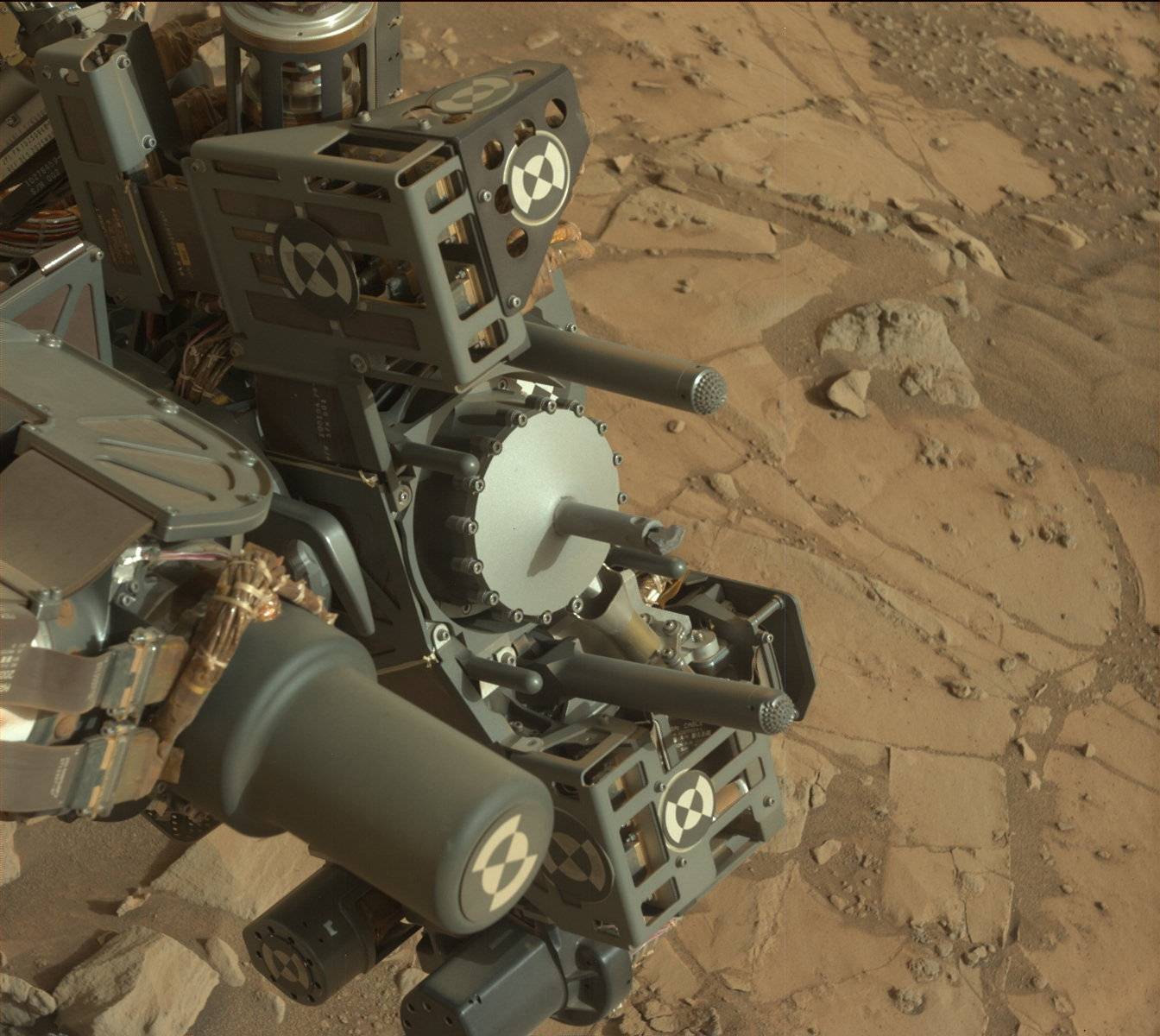 Nasa's Mars rover Curiosity acquired this image using its Mast Camera (Mastcam) on Sol 882