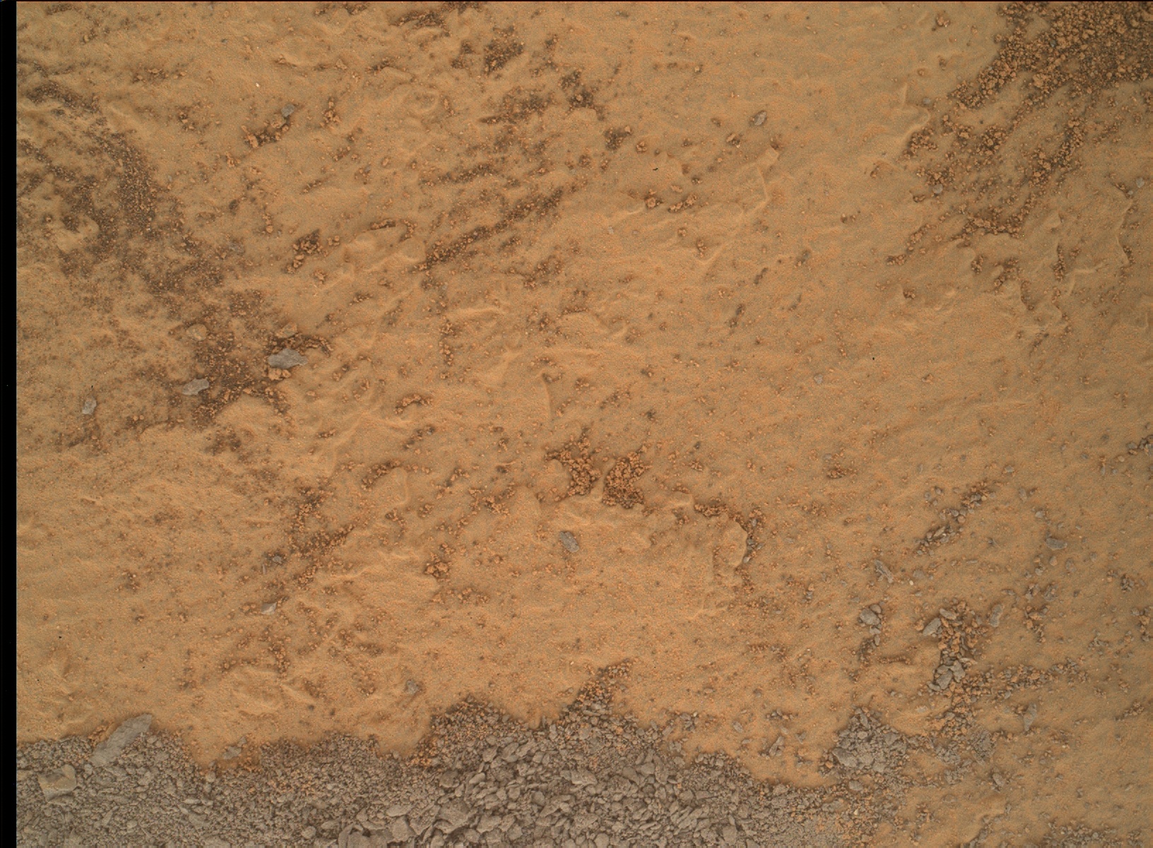 Nasa's Mars rover Curiosity acquired this image using its Mars Hand Lens Imager (MAHLI) on Sol 882