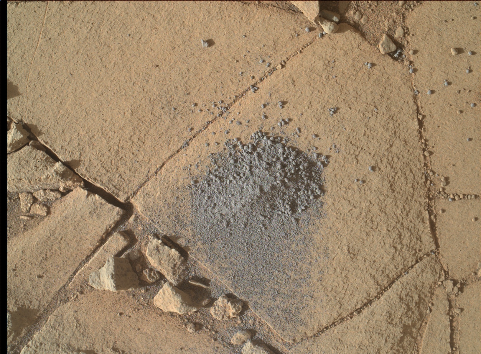 Nasa's Mars rover Curiosity acquired this image using its Mars Hand Lens Imager (MAHLI) on Sol 895