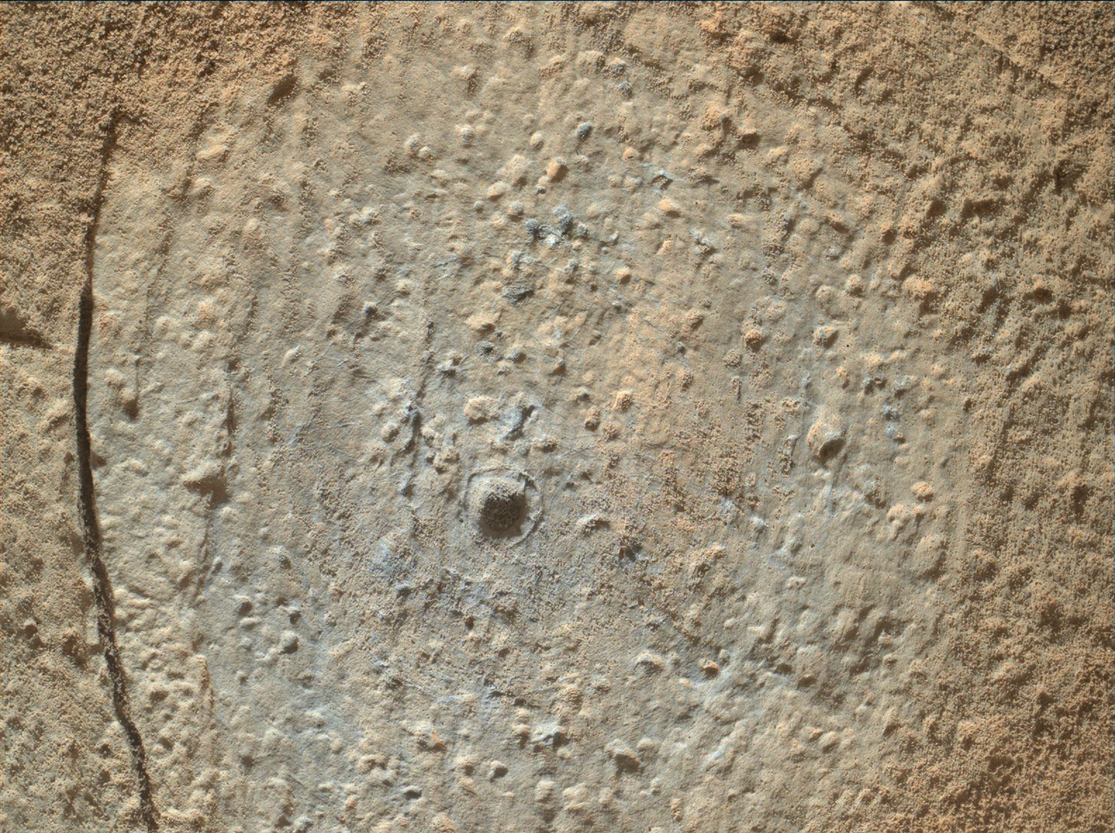 Nasa's Mars rover Curiosity acquired this image using its Mars Hand Lens Imager (MAHLI) on Sol 905