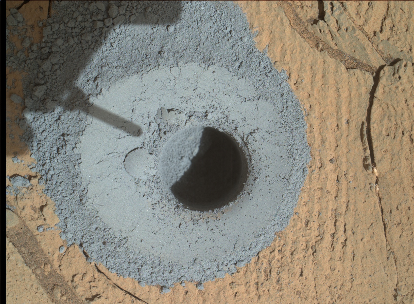 Nasa's Mars rover Curiosity acquired this image using its Mars Hand Lens Imager (MAHLI) on Sol 908