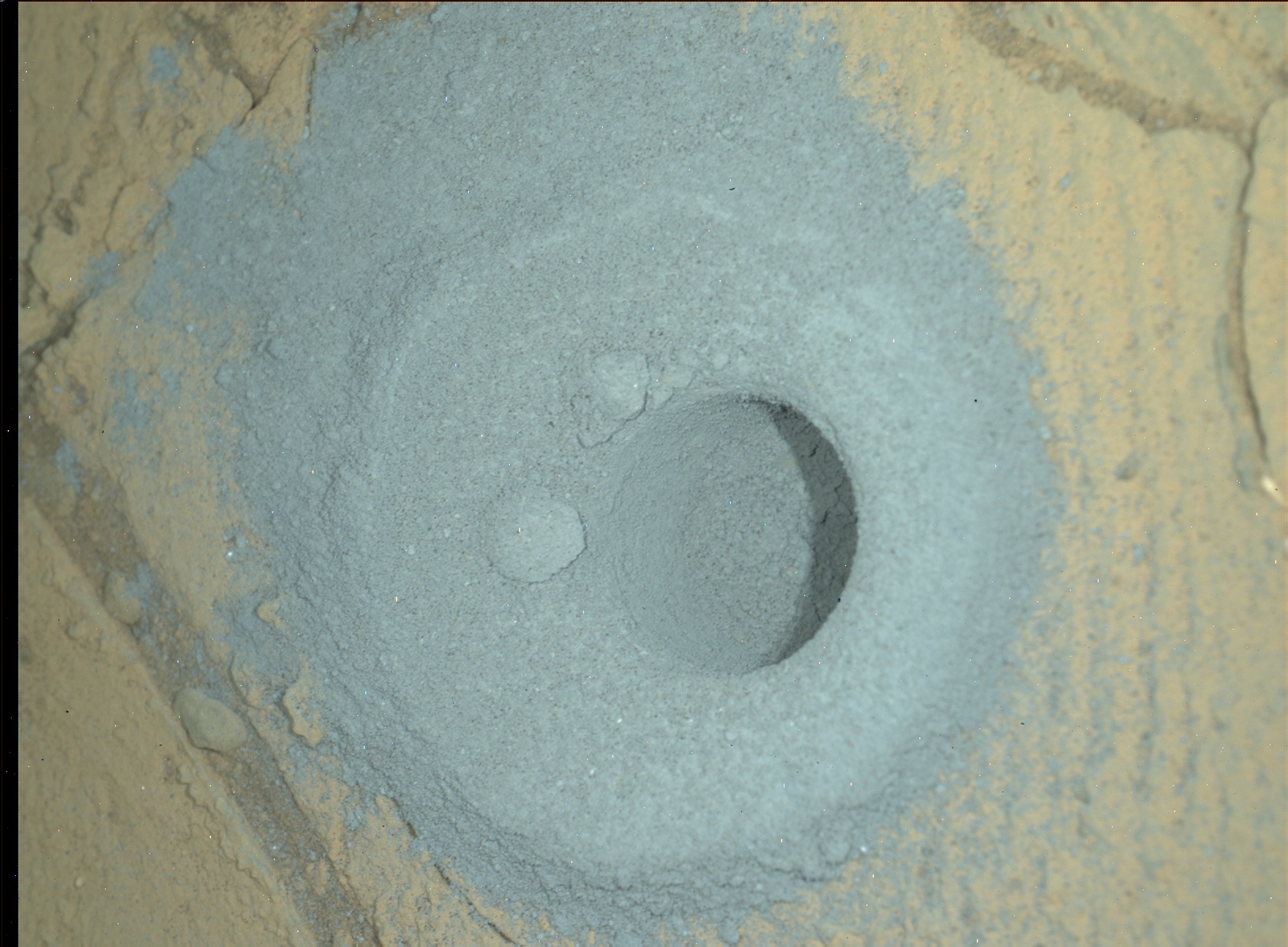 Nasa's Mars rover Curiosity acquired this image using its Mars Hand Lens Imager (MAHLI) on Sol 910