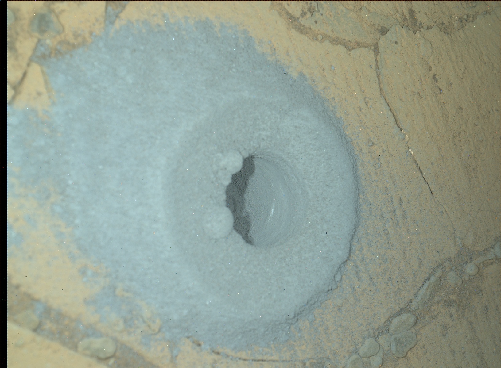 Nasa's Mars rover Curiosity acquired this image using its Mars Hand Lens Imager (MAHLI) on Sol 910
