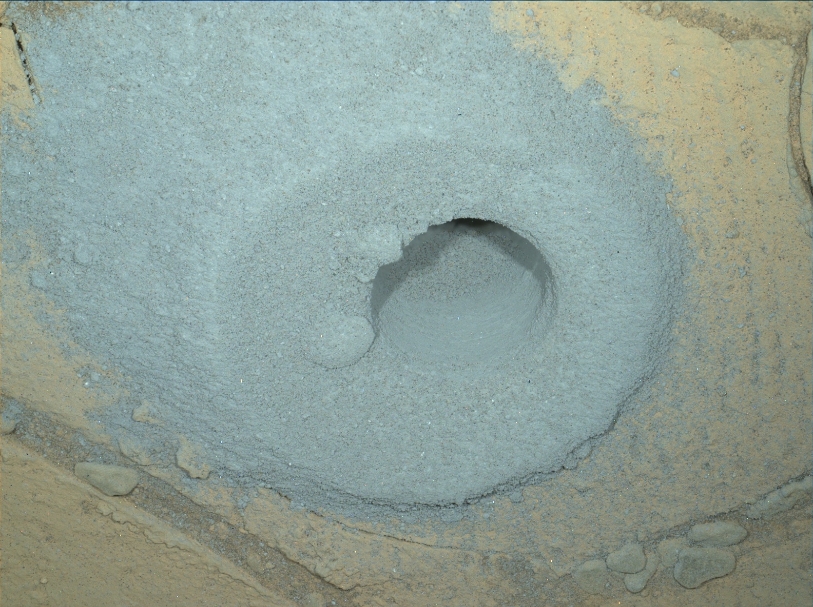 Nasa's Mars rover Curiosity acquired this image using its Mars Hand Lens Imager (MAHLI) on Sol 911