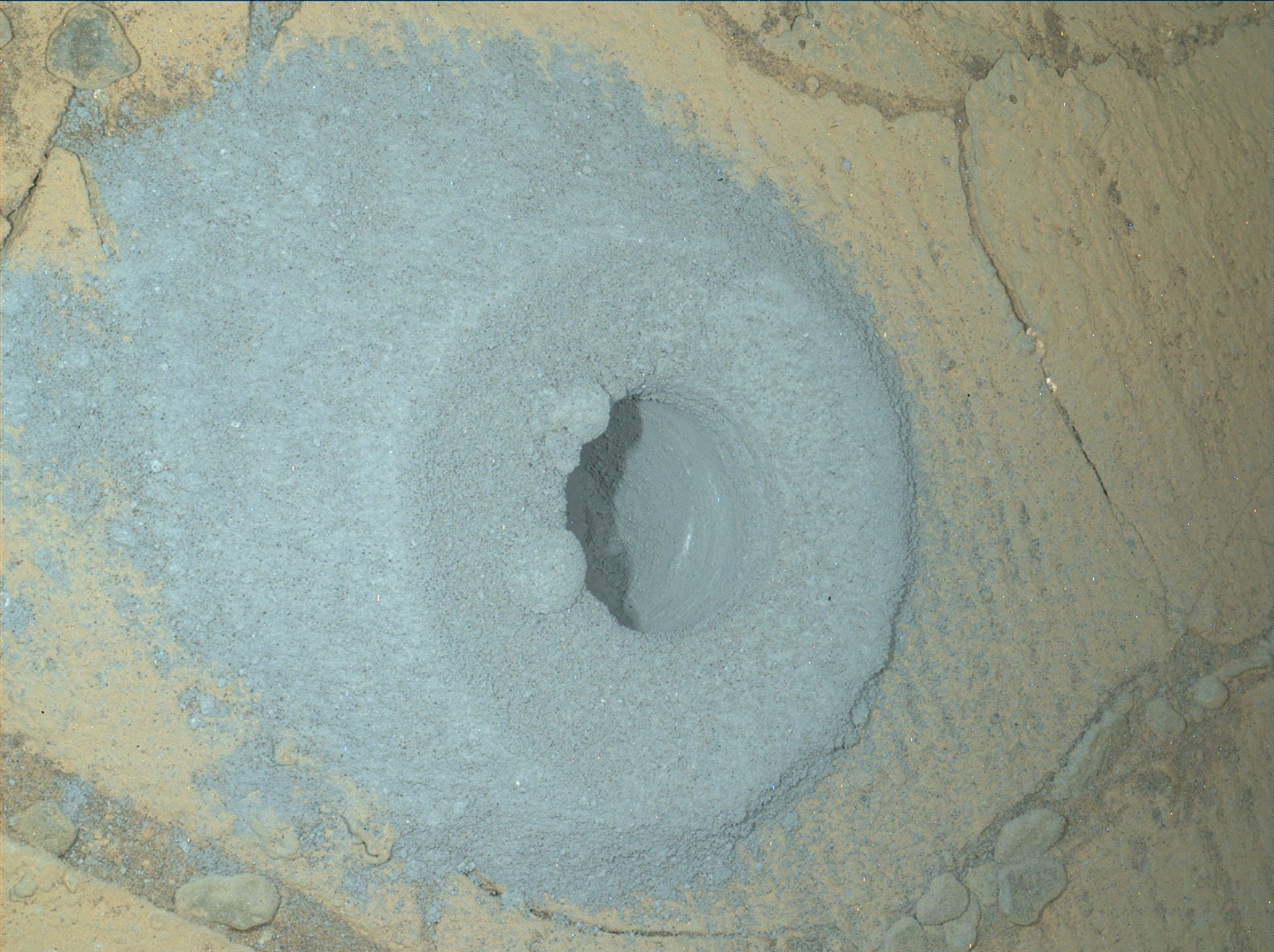 Nasa's Mars rover Curiosity acquired this image using its Mars Hand Lens Imager (MAHLI) on Sol 911