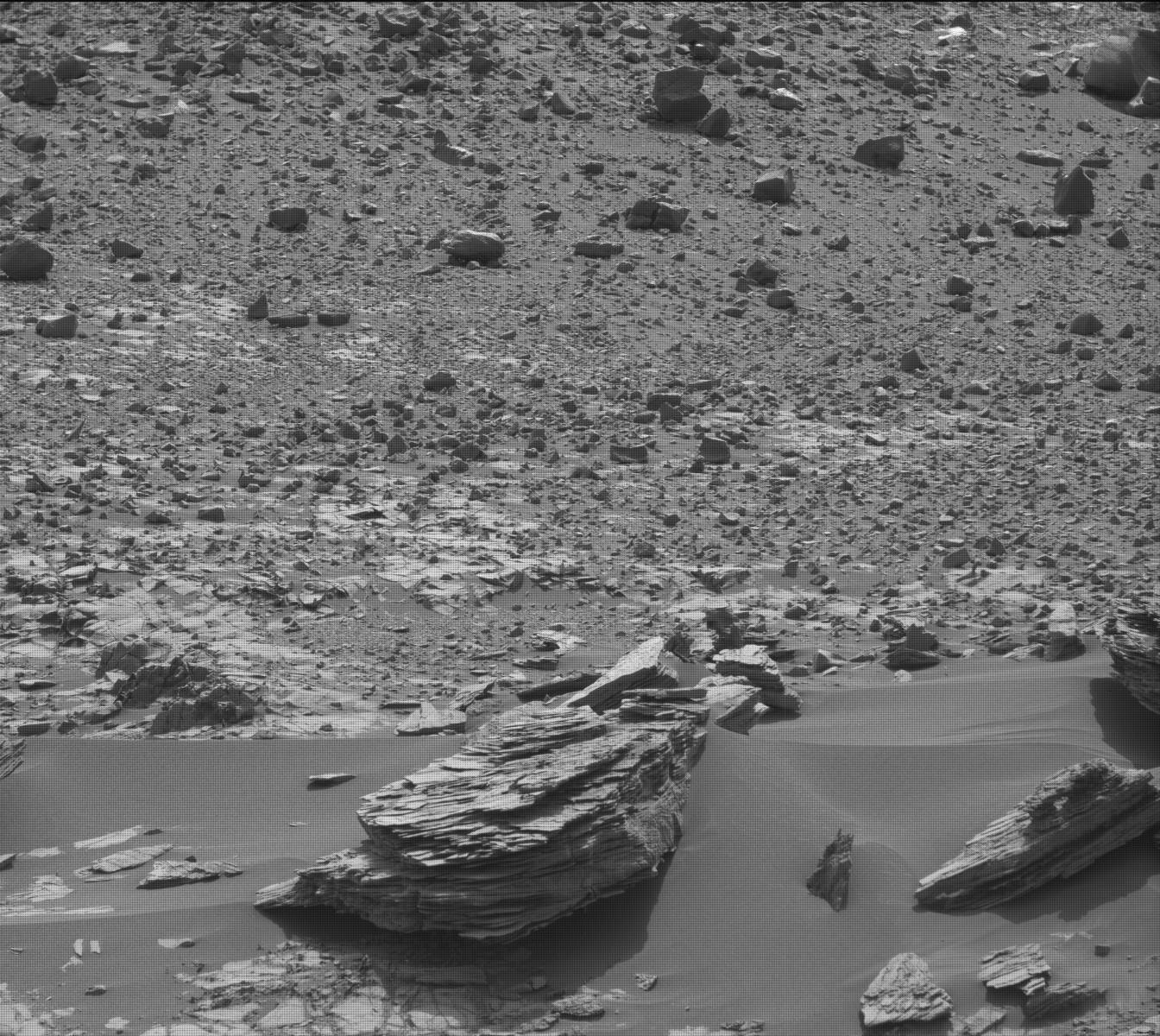 Nasa's Mars rover Curiosity acquired this image using its Mast Camera (Mastcam) on Sol 918