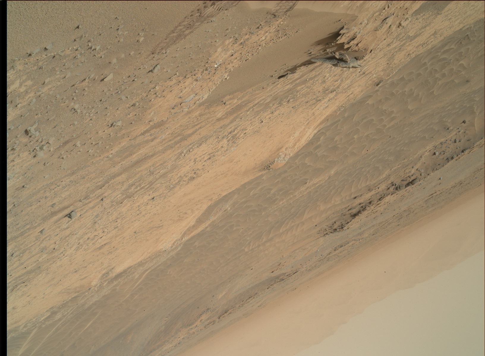 Nasa's Mars rover Curiosity acquired this image using its Mars Hand Lens Imager (MAHLI) on Sol 924