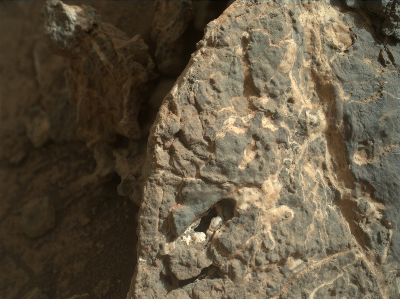 Nasa's Mars rover Curiosity acquired this image using its Mars Hand Lens Imager (MAHLI) on Sol 932