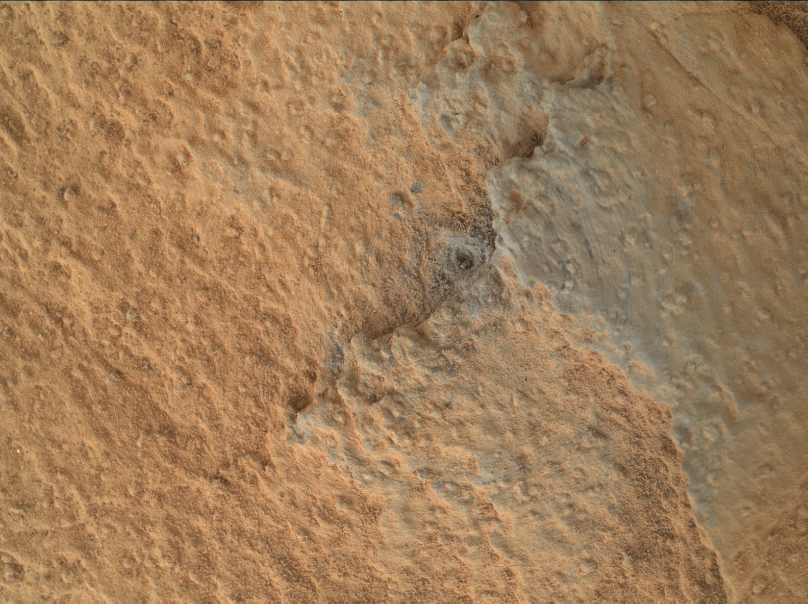 Nasa's Mars rover Curiosity acquired this image using its Mars Hand Lens Imager (MAHLI) on Sol 936