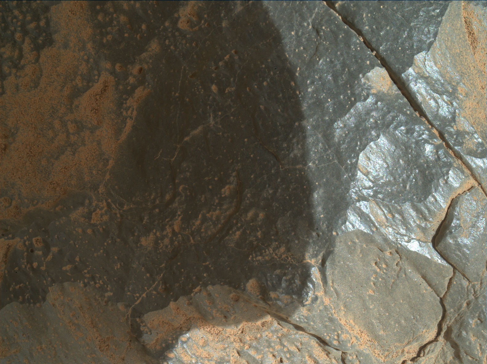 Nasa's Mars rover Curiosity acquired this image using its Mars Hand Lens Imager (MAHLI) on Sol 942