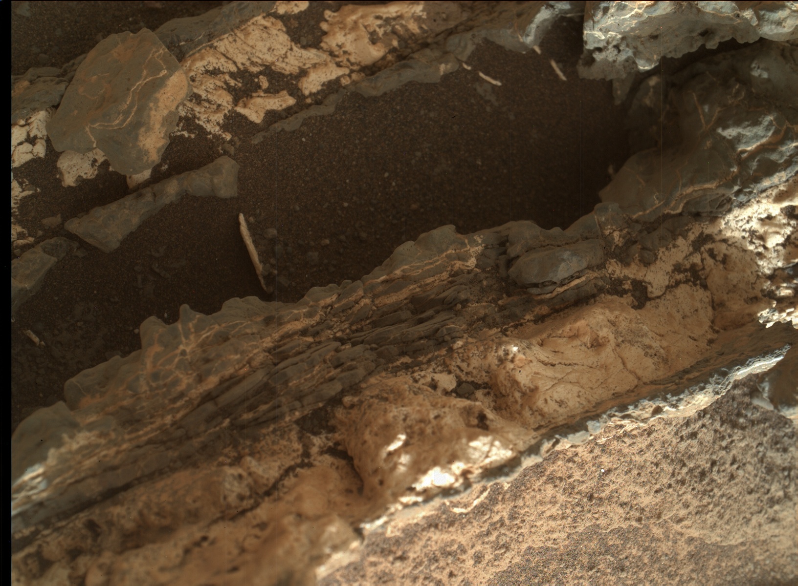 Nasa's Mars rover Curiosity acquired this image using its Mars Hand Lens Imager (MAHLI) on Sol 946