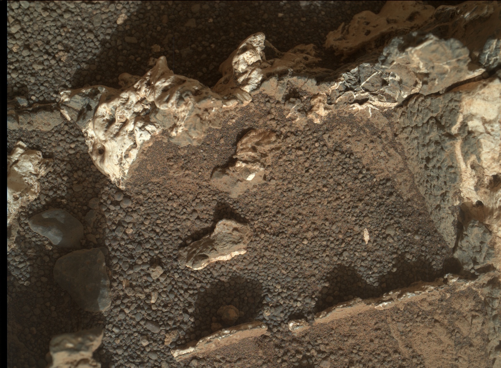 Nasa's Mars rover Curiosity acquired this image using its Mars Hand Lens Imager (MAHLI) on Sol 948