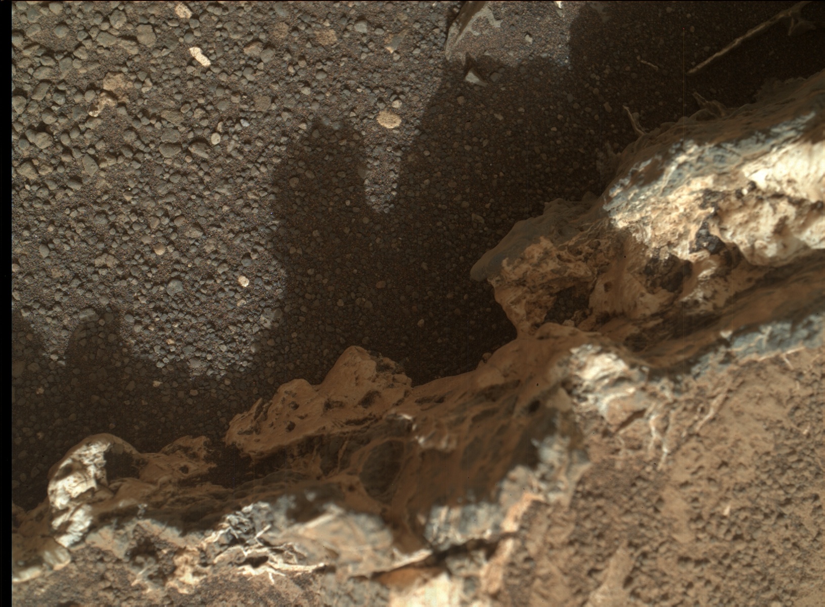 Nasa's Mars rover Curiosity acquired this image using its Mars Hand Lens Imager (MAHLI) on Sol 948