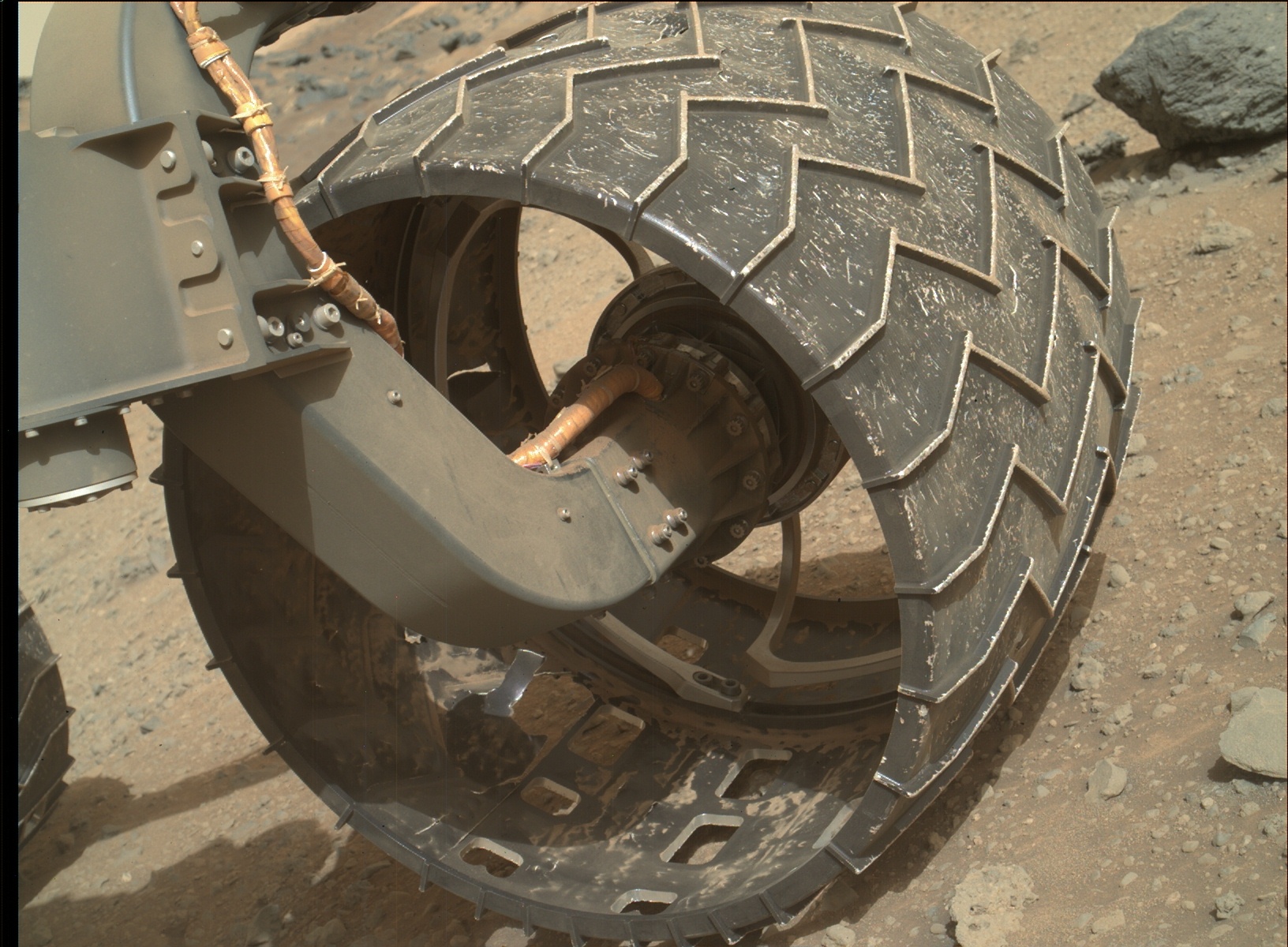 Nasa's Mars rover Curiosity acquired this image using its Mars Hand Lens Imager (MAHLI) on Sol 955