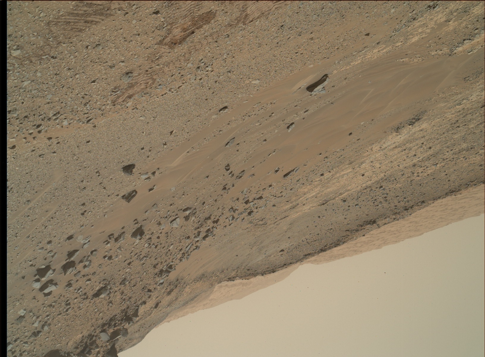 Nasa's Mars rover Curiosity acquired this image using its Mars Hand Lens Imager (MAHLI) on Sol 956