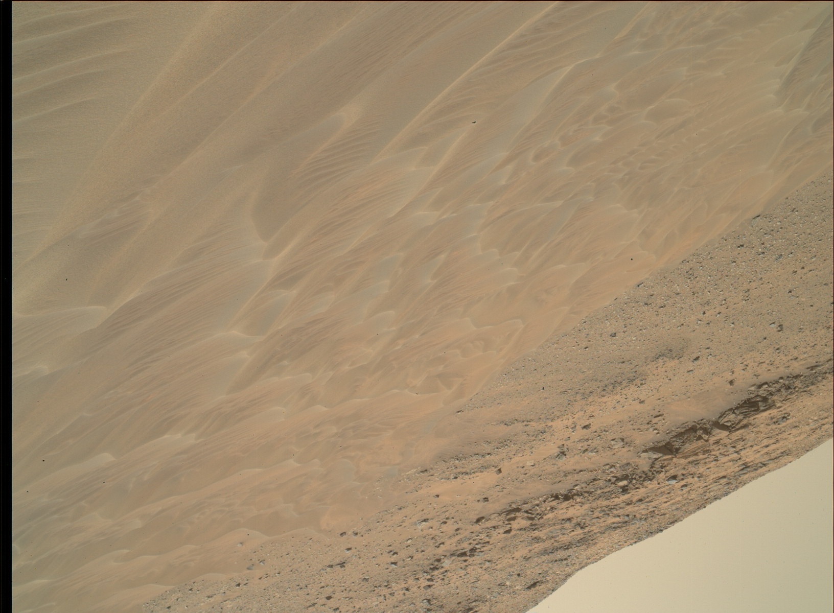 Nasa's Mars rover Curiosity acquired this image using its Mars Hand Lens Imager (MAHLI) on Sol 957